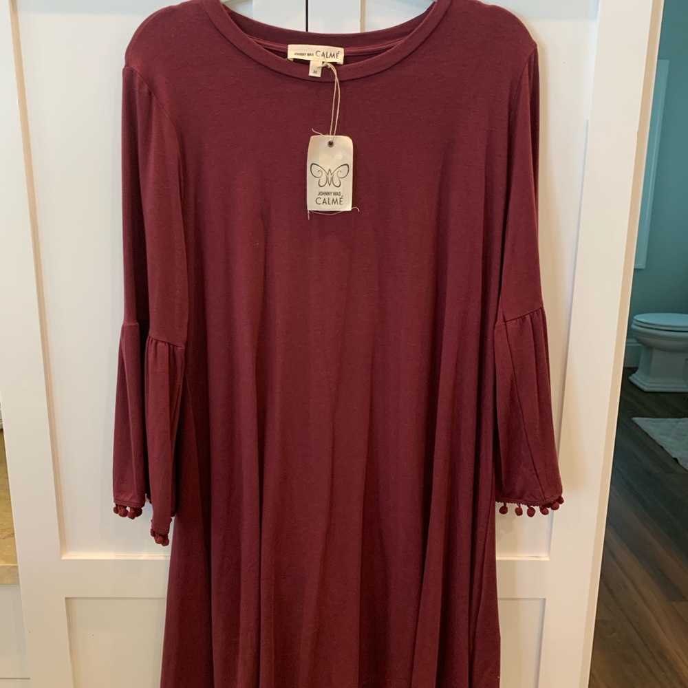 Johnny was short bell sleeve dress
